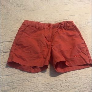 Nike girls golf shorts